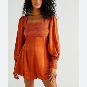 FREE PEOPLE Farrow Romper
